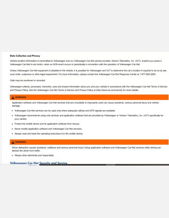 volkswagen passat 2017 owners manual